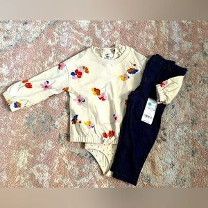 Carters baby girl 3 piece set - 18 months